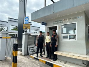 Personil Samapta Polresta Balikpapan di Bawah Pimpinan IPTU Rudyanto Hiras Purba S.H. Melakukan Patroli di PT Alun Indah Balikpapan