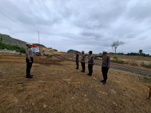 TNI-POLRI Laksanakan Pengamanan Bersama untuk kelancaran Percepatan Pembangunan PSN Bendungan Lau Simeme