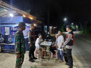 Sinergitas Patroli Gabungan TNI-Polri di Wilayah Polsek Sepaku Meningkatkan Keamanan di Ibukota Nusantara