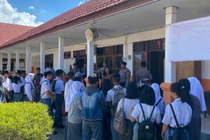 Antisipasi Konvoi Saat Pengumuman Kelulusan Sekolah, Polres Malinau Terjunkan Personel Pengamanan