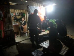 Polsek Ngancar Giat Sambang Pemukiman Penduduk di Pos Kamling  