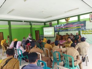 Kapolsek Udanawu Hadiri Lokakarya Mini Lintas Sektor Dalam Rangka Percepatan Penurunan Stunting Kecamatan Udanawu