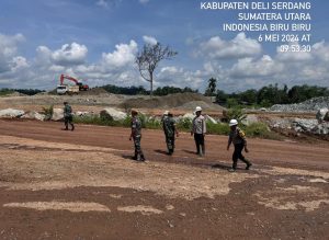 TNI DanPOLRI Laksanakan Pengamanan Bersama untuk kelancaran Percepatan Pembangunan PSN Bendungan Lau Simeme