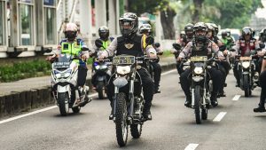 Ciptakan Kamtibmas Yang Aman Kondusif, Kapolres Metro Jakarta Timur Pimpin Langsung Patroli Bermotor