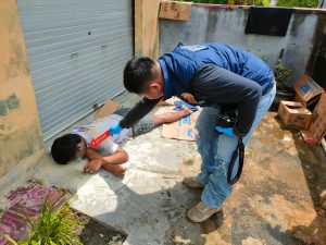 Mayat Laki-Laki Ditemukan di Jalan Tjilik Riwut, Diduga Meninggal Akibat Kecanduan Minyak Pertalite dan Lemfox