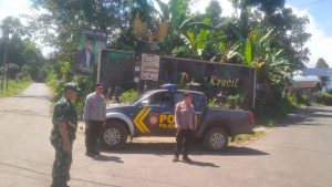 Sinergitas TNI - Polri, Polsek Krucil Bersama Koramil 0820/25 Gelar Patroli Mobiling