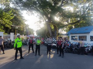 Polres Sumbawa Kerahkan Puluhan Personel Amankan Kegiatan Acara Zumba Party