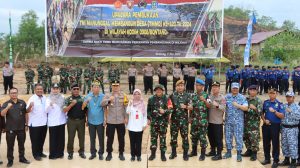 Jalin Sinergitas, Wakapolres Bontang hadiri pembukaan TNI Manunggal Masuk Desa (TMMD) ke 120 TA 2024 Kodim 0908 Bontang