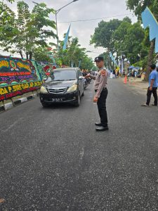 Giat Pengamanan MTQ ke-57 Kota Medan oleh Polsek Medan Tuntungan Berjalan Aman dan Lancar