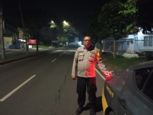 Patroli Malam Samapta Polsek Soreang, Antisipasi Gangguan Kamtibmas di Lingkungan Masyarakat