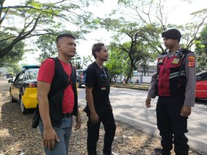 Jaga Keamanan, Patroli Siang Hari Polsek Baros Sasar Titik Aktivitas Masyarakat