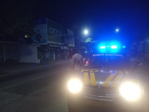 Patroli Blue Light, Tingkatkan Ketertiban Dan Keamanan Di Wilayah Udanawu