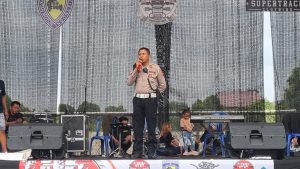Kasubdit Walprov Polda Kaltim Hadiri Anniversary 1 Tahun Team Horre Kings Paser di  Stadion Km. 5 Tepian Batang.
