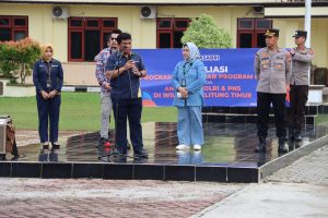 Polres Belitung Timur menerima Sosialisasi Program ASABRI