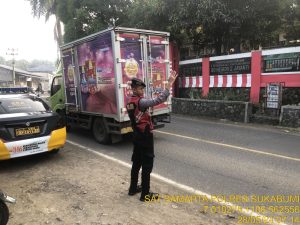 Polres Sukabumi Berhasil Jaga Keteraturan Lalu Lintas melalui Gatur Pagi