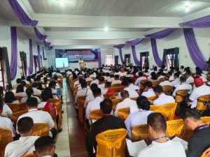 Personel Polsek Sumarorong Laksanakan Pengamanan Pertemuan Pendeta Gereja Toraja Mamasa Tahun 2024