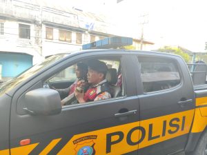 Aktifkan Polisi NYINYII Satuan Samapta Polres Sibolga, Berikan Himbauan Tertib Lalu Lintas