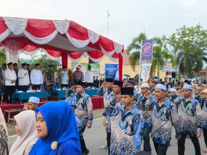 Pawai Ta'aruf Meriahkan MTQN Ke XIII Tingkat Kabupaten Padang Lawas Utara