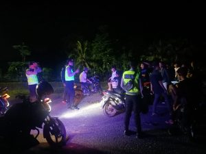 Sat Samapta Polres Pali Gelar Patroli Malam, Jaga Keamanan dan Cegah Kenalakan Remaja
