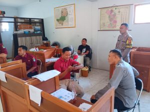 Polsek Cikijing Pererat Kemitraan dengan Pemerintah Desa Melalui Sambang Silaturahmi