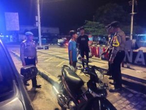Patroli Malam Sasaran Balap Liar, Begal &amp; Tawuran Dilaksanakan Polsek Indrapura