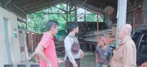 Bhabinkamtibmas Polsek Medan Kota baru-baru ini mengunjungi para peternak kambing di Jln. Kayu Besar Perkuburan