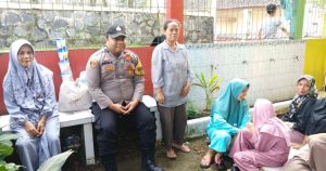 Bhabinkamtibmas Polsek Parakansalak Polres Sukabumi Monitoring Kegiatan di Posyandu, Antisipasi Stunting