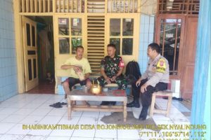 Bhabinkamtibmas Desa Bojongkalong Polsek Nyalindung Polres Sukabumi Gelar DDS, Ajak Warga Aktifkan Kembali Satkamling