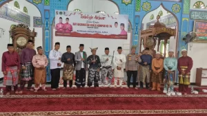 Jalin Silaturahmi, Kapolsek Kuala Kampar Hadiri Acara Tablig Akbar Hut Kecamatan ke 76