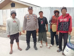 Polisi RW Polsek Medang Deras, Cooling System Ops Mantap Brata Sambang Warga Pangkalan Dodek