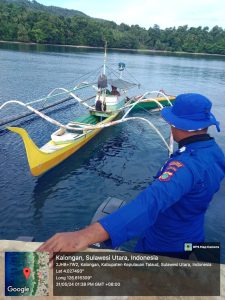 Tingkatkan Keamanan Diwilayah Perairan Kepulauan Talaud, Satpolair Polres Talaud, Gelar Patroli Laut
