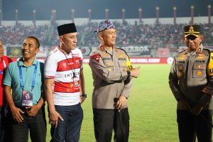 Libatkan 1.538 Personel Gabungan TNI - Polri, Championship Series BRI Liga 1 di Bangkalan Kondusif