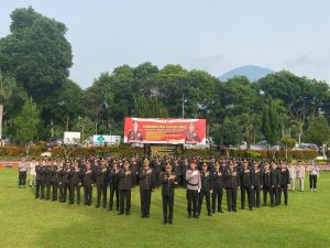 Polres Pagaralam gelar upacara hari lahirnya pancasila sebagai bentuk kesatuan Indonesia