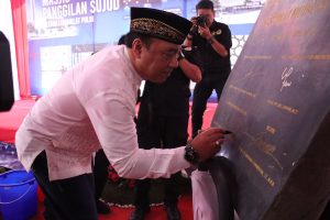 Sespim Lemdiklat Polri Letakan Batu Pertama Bangun Masjid, Didesain Ridwan Kamil