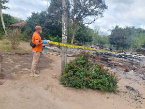 Kebakaran Hebat di Bandar Betsy Simalungun: Dua Rumah Terbakar, Diduga Akibat Korsleting Listrik