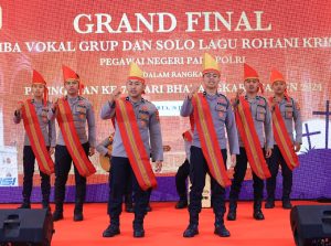 Polda Sulbar Berhasil Raih Juara 3 Se-Indonesia Dalam Lomba Vokal Group Se-Nasional 