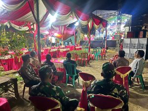 Berikan Rasa Aman, Polsek Sale Melaksanakan Pengamanan Pertunjukan hiburan OT Gelora Nada Dalam Rangka Tasyakuran Pernikahan
