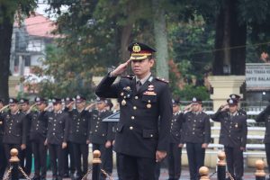 Wakapolres Subang Pimpin Upacara Bendera Dalam Rangka Peringatan Hari Lahir Pancasila Tahun 2024