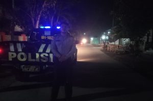 Keamanan Wilayah Terjaga, Polsek Juntinyuat Terus Lakukan Patroli Malam