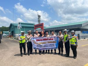 Satlantas Polres Prabumulih melaksanakan kegiatan patroli dialogis di wilayah hukum Polres Prabumulih