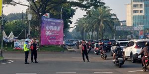 Gatur Lalin Pagi Hari Sat Samapta Polres Tangerang Selatan Unit Patroli