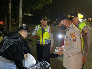 Gelar Razia Pada Malam Hari, Polres Tanjung Balai Amankan 15 Unit Kendaraan