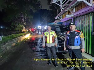 Polsek Parakansalak Polres Sukabumi Gelar Patroli Biru untuk Meningkatkan Keamanan Wilayah