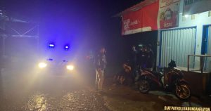 Patroli Malam Polsek Nyalindung Polres Sukabumi