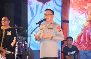 Polda Lampung Berbagi Kebahagiaan di Malam Puncak Hari Bhayangkara ke-78