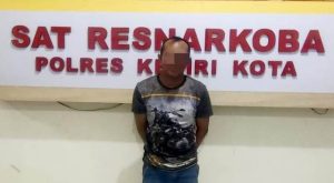 Narkoba di Kota Kediri : Pelaku Pelempar Sabu ke Lapas Kediri Dibekuk Sat Reskoba