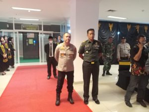 Kapolsek Lowokwaru Mewakili Kapolresta Malang Hadiri Pelantikan Rektor Unisma 2024-2028