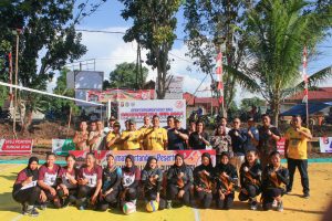 Polsek Belitang Hilir Meriahkan HUT Bhayangkara ke-78 dengan Turnamen Voli