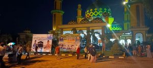 Polres Kuansing Berikan Pengamanan Acara Penyambutan Kepulangan Jemaah Haji Kabupaten Kuansing 1445 H / 2024 M