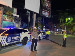 Blue Light Patroli Satlantas Polres Rembang, Antisipasi Balap Liar Malam Minggu
